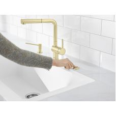 Пневматична кнопка  Blanco FWD (526769) Satin Gold