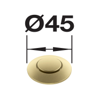 Пневматична кнопка  Blanco FWD (526769) Satin Gold