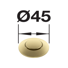 Пневматична кнопка  Blanco FWD (526769) Satin Gold