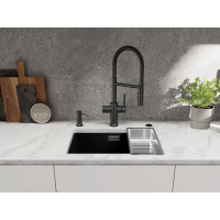 Пневматична кнопка  Blanco FWD (526770) Чорний матовий