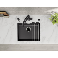 Пневматична кнопка  Blanco FWD (526770) Чорний матовий