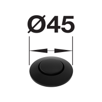 Пневматична кнопка  Blanco FWD (526770) Чорний матовий