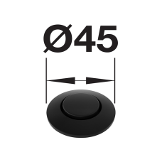 Пневматична кнопка  Blanco FWD (526770) Чорний матовий