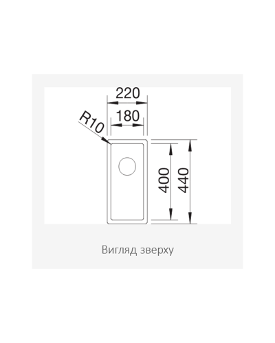 Кухонна мийка Blanco CLARON 180-IF (521564)