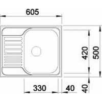 Кухонна мийка Blanco TIPO 45S mini (516524) матова