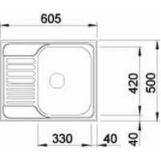 Кухонна мийка Blanco TIPO 45S mini (516524) матова