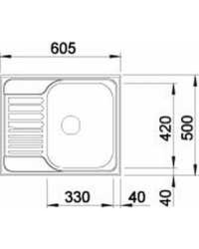 Кухонна мийка Blanco TIPO 45S mini (516524)