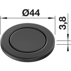 Кнопка клапана-автомата PushControl ІІІ  210671 чорний матовий