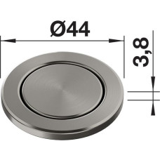 Кнопка клапана-автомата PushControl ІІІ 210677 satin platinum