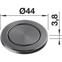 Кнопка клапана-автомата PushControl ІІІ 210676 satin dark steel