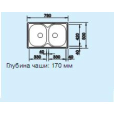 Кухонна мийка Blanco TIPO 8 Compact (513459) матова