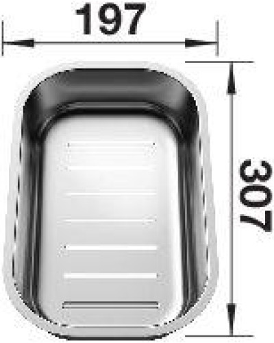 Коландер Blanco 240729 нержавіюча сталь 