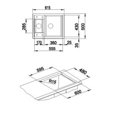 Кухонна мийка Blanco METRA 6 (516157) білий