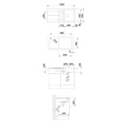 Кухонна мийка Blanco METRA 6S (513053) антрацит