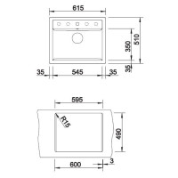 Кухонна мийка Blanco DALAGO 6 (517320) сірий беж