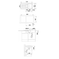 Кухонна мийка Blanco ZIA 6S (514748) антрацит