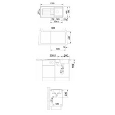 Кухонна мийка Blanco ZIA 6S (514748) антрацит