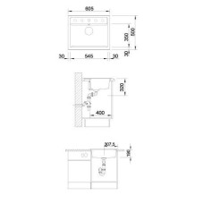 Кухонна мийка Blanco DALAGO 6-F (514771) білий
