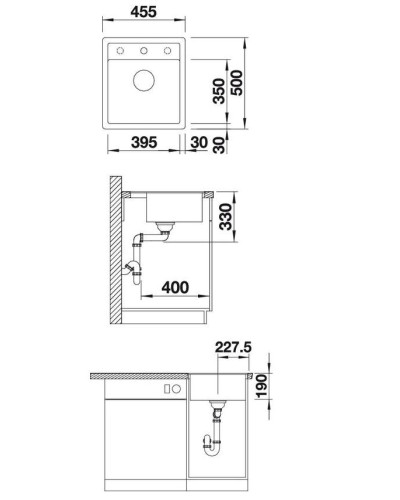 Кухонна мийка Blanco DALAGO 45-F (517169) білий