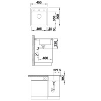 Кухонна мийка Blanco DALAGO 45-F (517171) кава