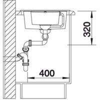 Кухонна мийка Blanco METRA 6S COMPACT (518876) темна скеля