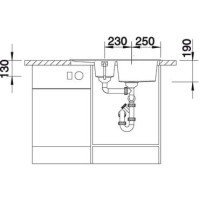 Кухонна мийка Blanco METRA 6S COMPACT (518876) темна скеля