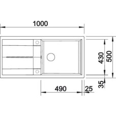 Кухонна мийка Blanco METRA XL 6S (515286) антрацит
