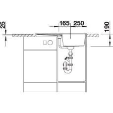 Кухонна мийка Blanco METRA 45S (513028) білий