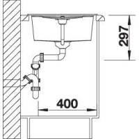 Кухонна мийка Blanco METRA 45S (513028) білий