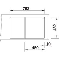 Кухонна мийка Blanco TIPO 45S Compact (513441) матова