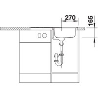 Кухонна мийка Blanco TIPO 45S Compact (513441) матова