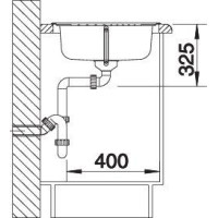 Кухонна мийка Blanco TIPO 45S Compact (513441) матова