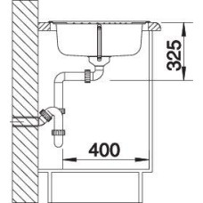 Кухонна мийка Blanco TIPO 45S Compact (513441) матова