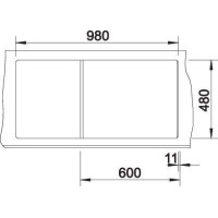 Кухонна мийка Blanco ZIA 6 S 526021 чорний