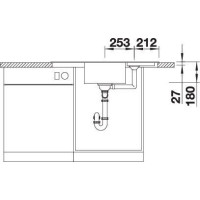 Кухонна мийка Blanco ZIA 9 E 514764 антрацит