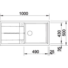 Кухонна мийка Blanco METRA XL 6 S 515280 білий