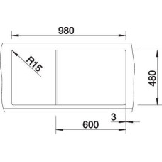 Кухонна мийка Blanco METRA XL 6 S 515280 білий
