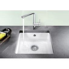 Кухонна мийка Blanco SUBLINE 375-U (516035) глянсовий білий