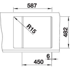 Кухонна мийка Blanco TIPO 45S mini (516524) матова