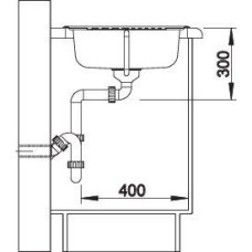 Кухонна мийка Blanco TIPO 45S mini (516524) матова