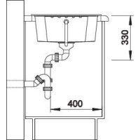 Кухонна мийка Blanco ZIA 40 S 516918 антрацит