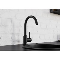 Кухонний змішувач Blanco MIDA (526649) чорний матовий