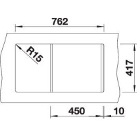 Кухонна мийка Blanco Favos Mini 518186 антрацит