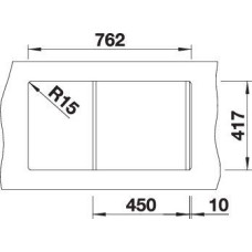 Кухонна мийка Blanco Favos Mini 518186 антрацит