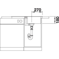 Кухонна мийка Blanco Favos Mini 518186 антрацит