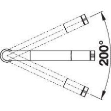 Кухонний змішувач Blanco VONDA (518434) хром