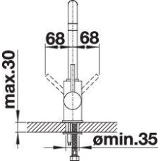 Кухонний змішувач Blanco MILI (519413) хром