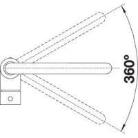 Кухонний змішувач Blanco MILI (527460) вулканічний сірий