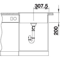 Кухонна мийка Blanco NAYA 6 (519638) антрацит