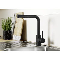 Кухонний змішувач Blanco MILA-S (526660) чорний матовий